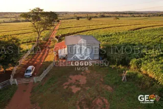 Casa rural com área agrícola ao redor
