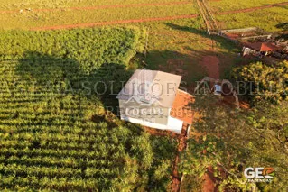 Casa rural com plantação ao redor